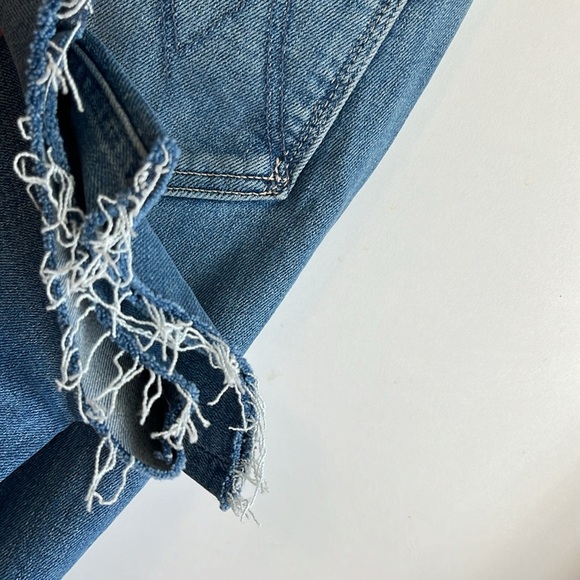 MOTHER  Mid Rize Dazzler Ankle Fray Size 24 NWT - Picture 13 of 16